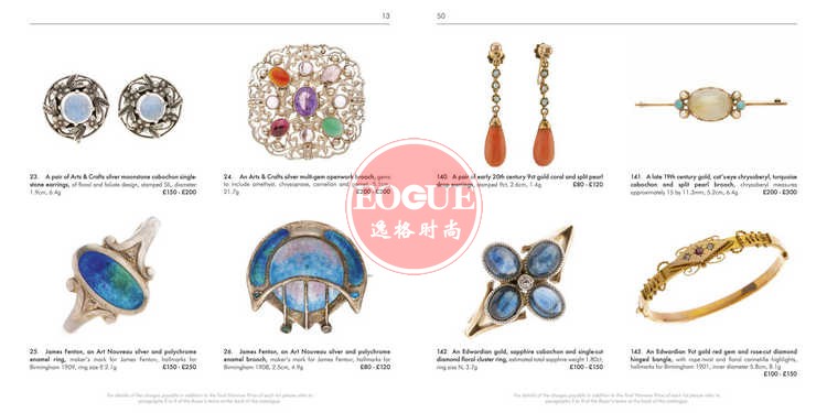 Woolley Wallis 英国古董珠宝首饰设计参考杂志4月 N2104