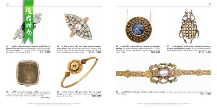 Woolley Wallis 英国古董珠宝首饰设计参考杂志11月号 N2111