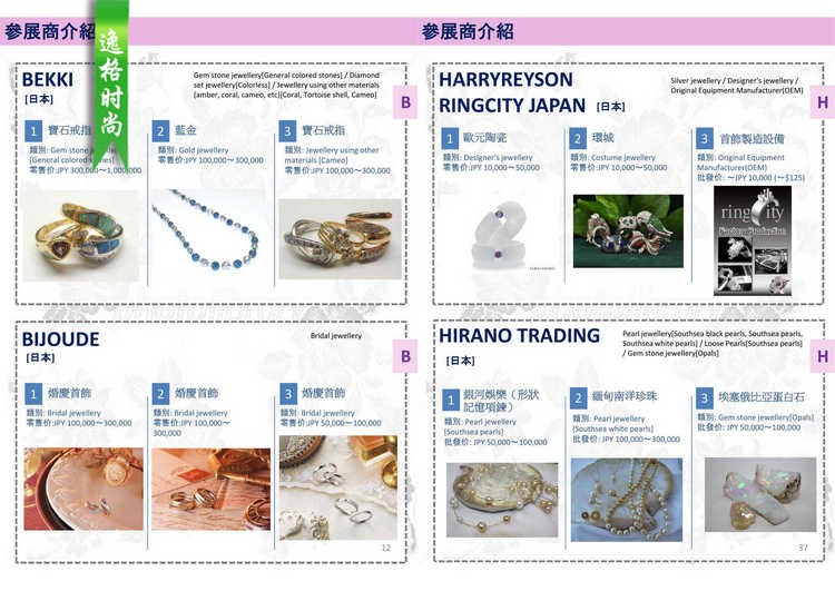 IJT 日本海外珠宝展采购指南 N2106