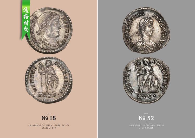Noonans 英国罗马晚期银币收藏 N2211