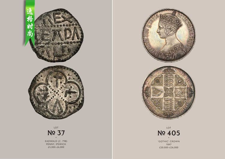 Noonans 英国硬币历史奖章和古物件 Antiquities 收藏 N2211