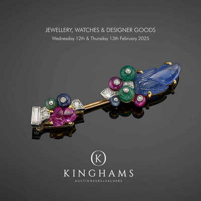 Woolley Wallis 英国古董珠宝首饰设计杂志 Kinghams 系列 N2503